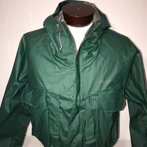 Columbia Mens Jacket Radial Sleeve Large Green